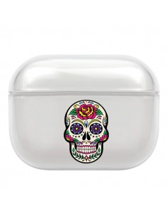 Coque AirPods Pro Tête de Mort Blanche 2