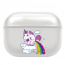 Coque AirPods Pro Licorne qui fait Caca