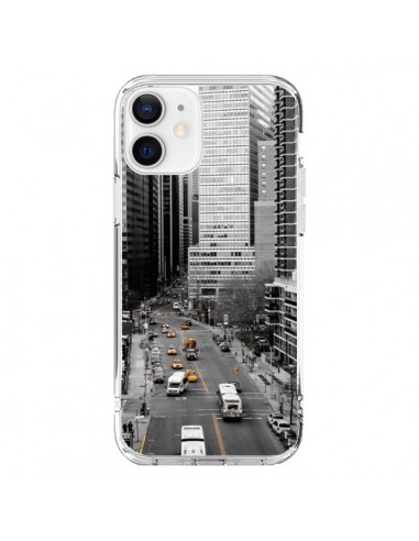 Coque iPhone 12 et 12 Pro New York Noir et Blanc - Anaëlle François