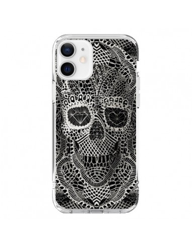 Coque iPhone 12 et 12 Pro Skull Lace Tête de Mort - Ali Gulec
