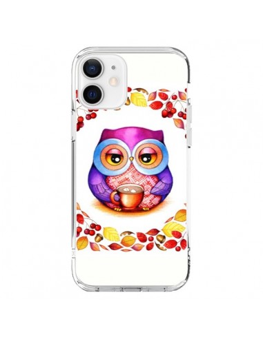 Cover iPhone 12 e 12 Pro Gufo Autunno - Annya Kai