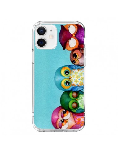 Cover iPhone 12 e 12 Pro Famiglia Gufi - Annya Kai