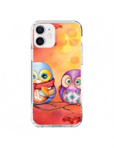 Cover iPhone 12 e 12 Pro Gufo Albero  - Annya Kai