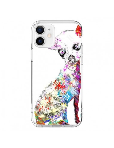 Coque iPhone 12 et 12 Pro Chien Chihuahua Graffiti - Bri.Buckley