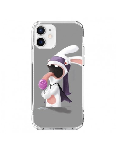 Coque iPhone 12 et 12 Pro Lapin Crétin Sucette - Bertrand Carriere