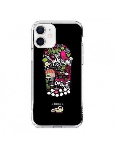 Coque iPhone 12 et 12 Pro Bubble Fever Original Flavour Noir - Bubble Fever