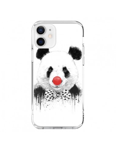 Coque iPhone 12 et 12 Pro Clown Panda - Balazs Solti