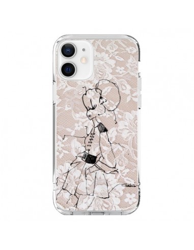 iPhone 12 and 12 Pro Case Draft Girl Lace Fashion - Cécile