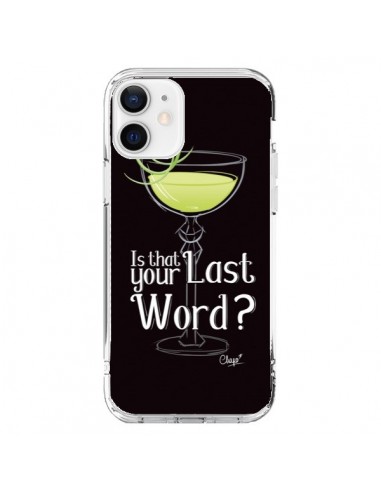 Cover iPhone 12 e 12 Pro Is that your Last Word Cocktail Barman - Chapo