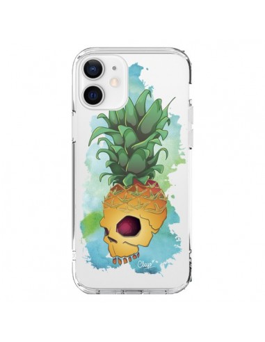 Coque iPhone 12 et 12 Pro Crananas Crane Ananas Transparente - Chapo