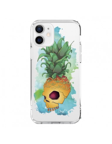 iPhone 12 and 12 Pro Case Crananas Skull Pineapple Clear - Chapo
