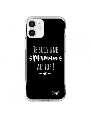 Coque iPhone 12 et 12 Pro Je suis une Maman au Top - Chapo