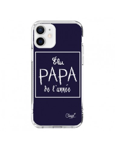 Cover iPhone 12 e 12 Pro Eletto Papà dell'Anno Blu Marine - Chapo