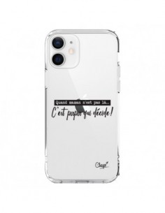 Coque iPhone 12 et 12 Pro C'est Papa qui Décide...