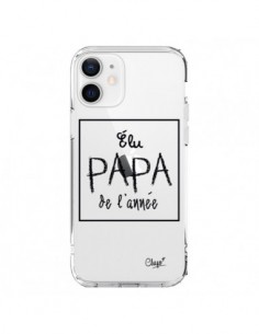Coque iPhone 12 et 12 Pro Elu Papa de l'Année...