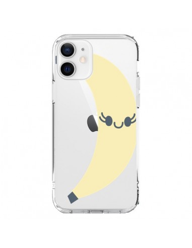 Coque iPhone 12 et 12 Pro Banana Banane Fruit Transparente - Claudia Ramos