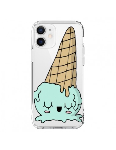 Coque iPhone 12 et 12 Pro Ice Cream Glace Summer Ete Renverse Transparente - Claudia Ramos