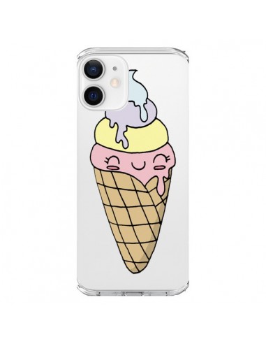 Coque iPhone 12 et 12 Pro Ice Cream Glace Summer Ete Parfum Transparente - Claudia Ramos
