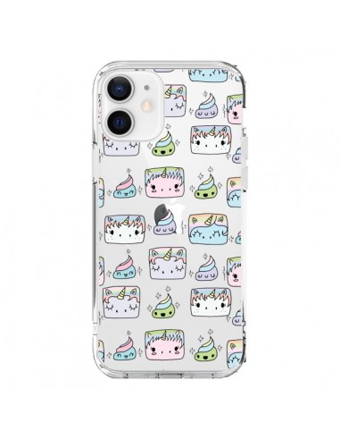 Coque iPhone 12 et 12 Pro Licorne Unicorn Cute Swag Transparente - Claudia Ramos