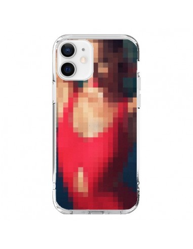 Coque iPhone 12 et 12 Pro Summer Girl Pixels - Danny Ivan