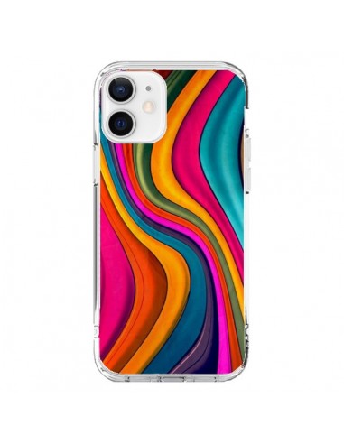 Coque iPhone 12 et 12 Pro Love Color Vagues - Danny Ivan