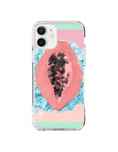 Coque iPhone 12 et 12 Pro Papaya Rocks Fruit - Danny Ivan