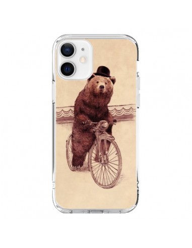 Cover iPhone 12 e 12 Pro Orso Bicicletta - Eric Fan