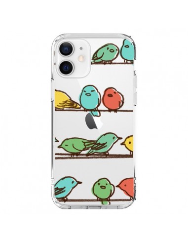 Cover iPhone 12 e 12 Pro Uccelli Trasparente - Eric Fan