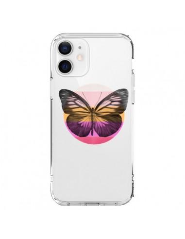 Cover iPhone 12 e 12 Pro Farfalla Trasparente - Eric Fan