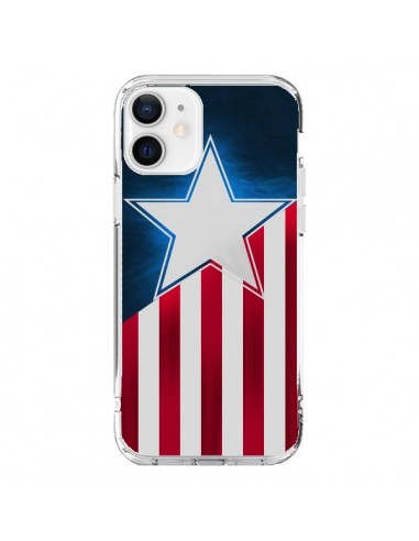 Coque iPhone 12 et 12 Pro Captain America - Eleaxart