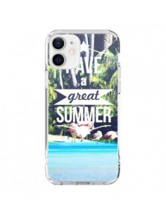 Coque iPhone 12 et 12 Pro Have a Great Summer Eté - Eleaxart