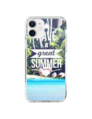 Coque iPhone 12 et 12 Pro Have a Great Summer Eté - Eleaxart