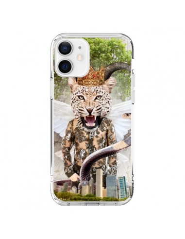 Coque iPhone 12 et 12 Pro Hear Me Roar Leopard - Eleaxart