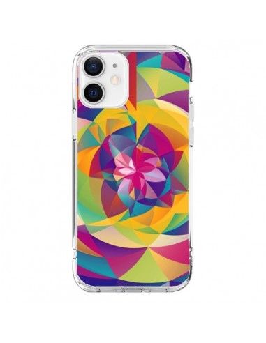 Coque iPhone 12 et 12 Pro Acid Blossom Fleur - Eleaxart