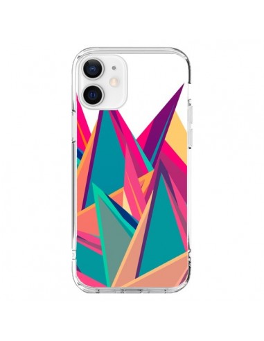 Coque iPhone 12 et 12 Pro Triangles Intensive Pic Azteque - Eleaxart