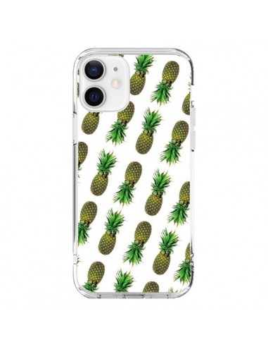 Coque iPhone 12 et 12 Pro Ananas Pineapple Fruit - Eleaxart