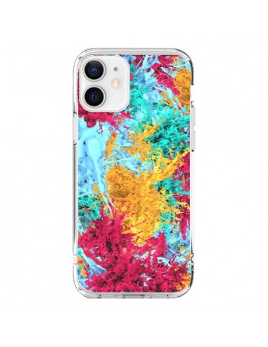 Coque iPhone 12 et 12 Pro Splashes Peintures - Eleaxart