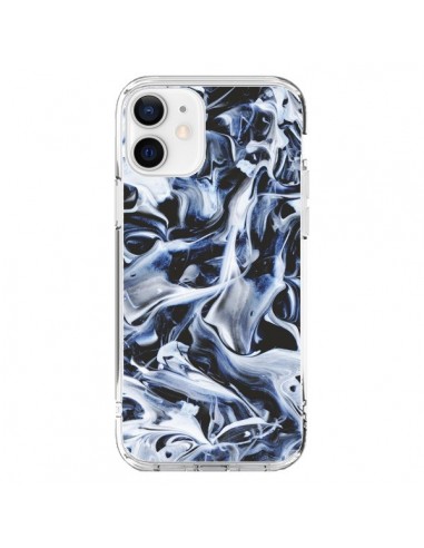 Coque iPhone 12 et 12 Pro Mine Galaxy Smoke - Eleaxart