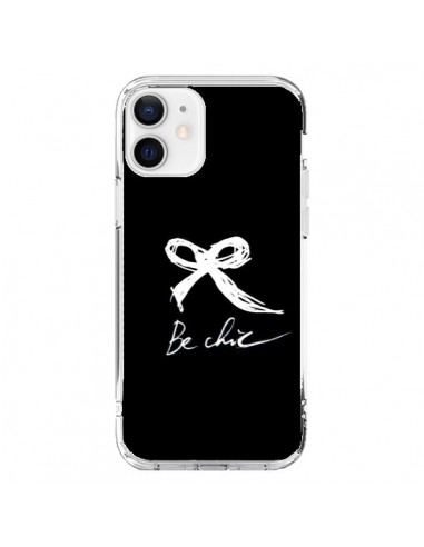 Coque iPhone 12 et 12 Pro Be Chic Noeud Papillon Blanc -  Léa Clément