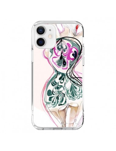 Coque iPhone 12 et 12 Pro Femme en fleurs - Elisaveta Stoilova