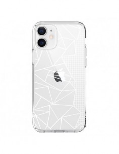 Coque iPhone 12 et 12 Pro Lignes Grilles Side Grid...