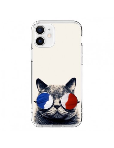 Cover iPhone 12 e 12 Pro Gatto con occhiali - Gusto NYC