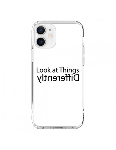 Coque iPhone 12 et 12 Pro Look at Different Things Black - Shop Gasoline