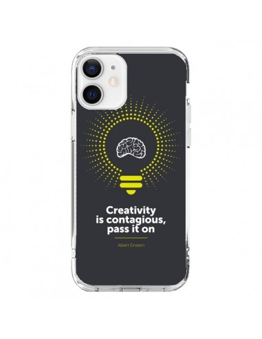 Coque iPhone 12 et 12 Pro Creativity is contagious, Einstein - Shop Gasoline