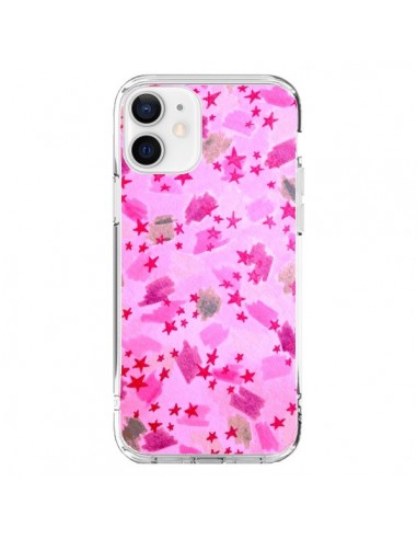 Coque iPhone 12 et 12 Pro Stars Etoiles Roses - Ebi Emporium