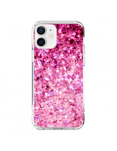 Cover iPhone 12 e 12 Pro Romance Me Paillettes Rosas - Ebi Emporium