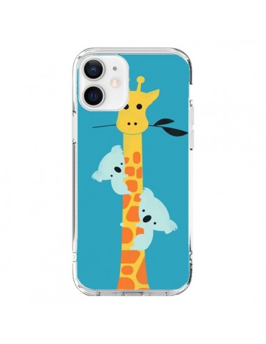 Coque iPhone 12 et 12 Pro Koala Girafe Arbre - Jay Fleck