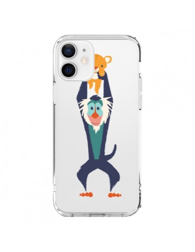 Cover iPhone 12 e 12 Pro Futuro Re Leone King Rafiki Trasparente - Jay Fleck