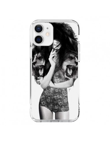 Coque iPhone 12 et 12 Pro Femme Lion - Jenny Liz Rome