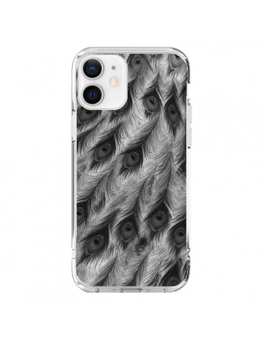 Coque iPhone 12 et 12 Pro Paon Robe - Jenny Liz Rome